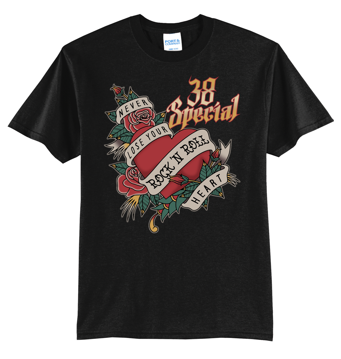 38 Special "Never Lose Your Rock n Roll Heart" Tee