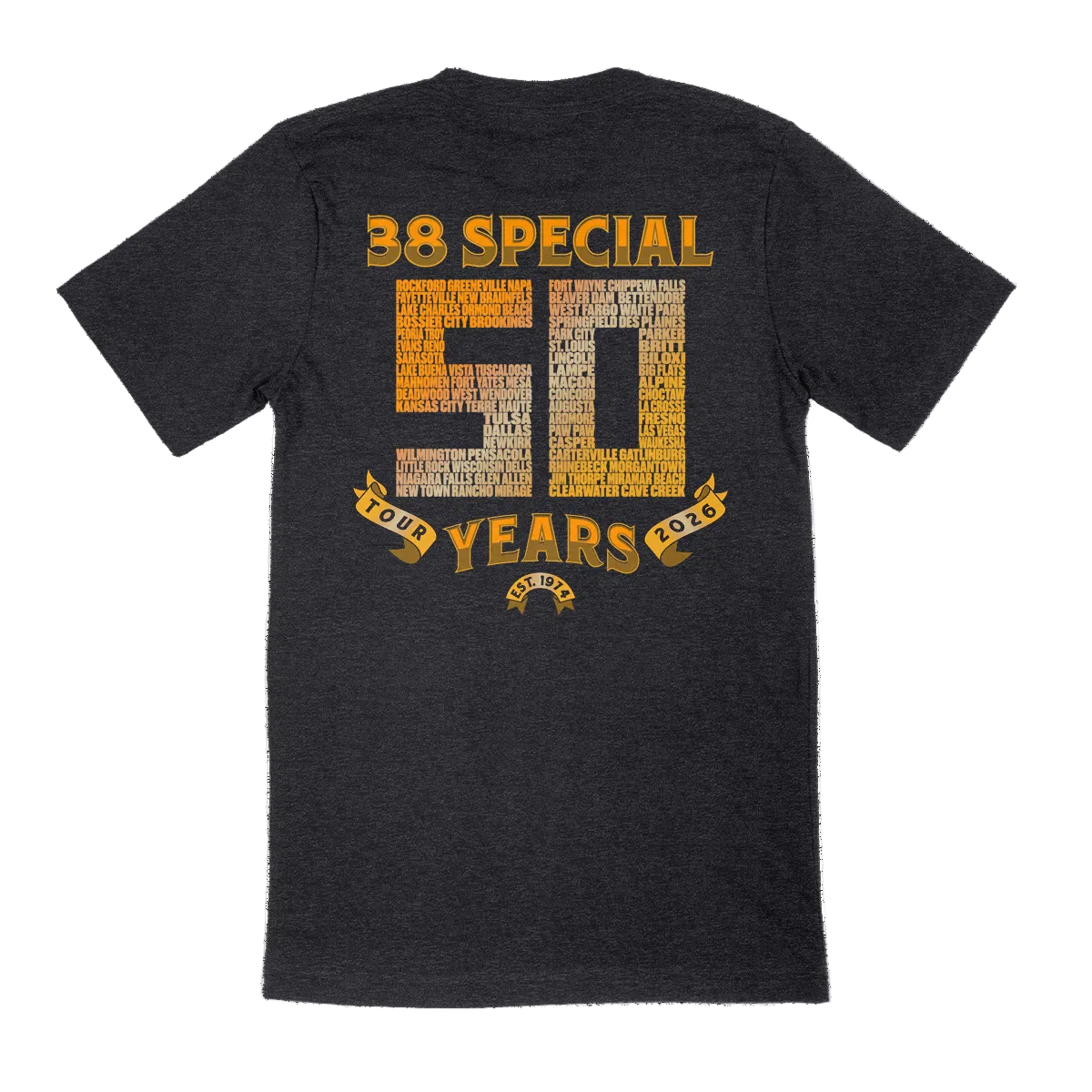 38 Special – 50 Year Legacy Tour Tee (2026)