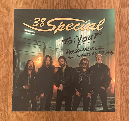 Limited personalized and autographed photo
