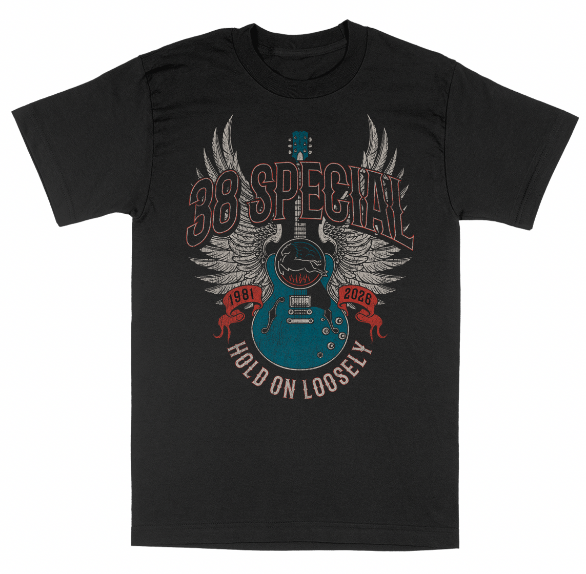 2026 Hold On Loosely  Guitar Tour Tee