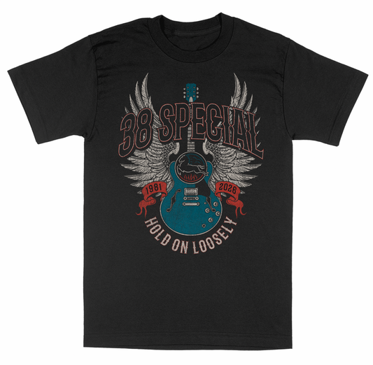 2026 Hold On Loosely  Guitar Tour Tee